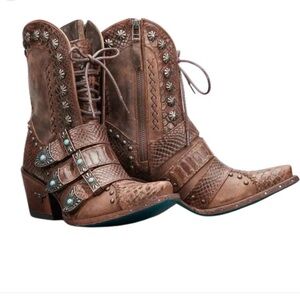 Lane LB0489B Showdown Bootie Brownbelly